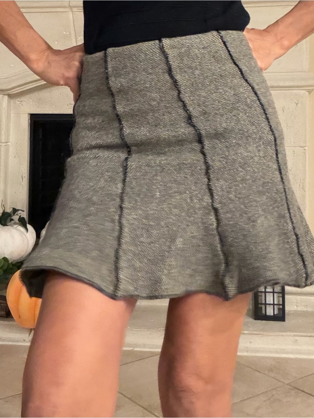 LAUREN Ralph Lauren wool blend skirt